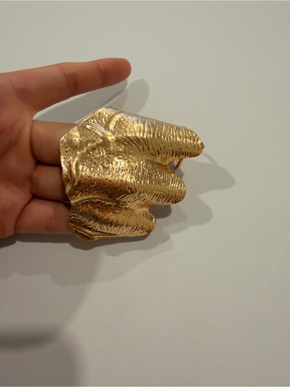 Sculptural Gold Statement Ring - Picture 6 of 8